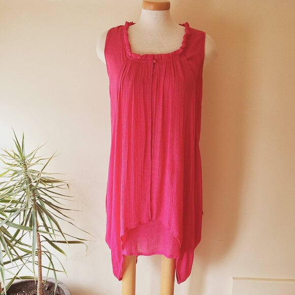 Picadilly Canada Flowy Layered Sleeveless Dress - Picture 2 of 9